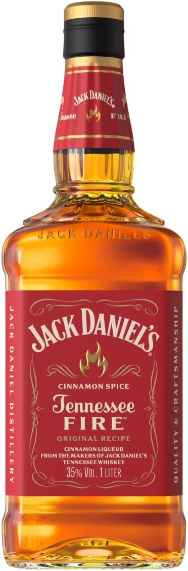 Detalle de Jack Daniel's Tennessee Fire 1l 🔥 Licor de Chile y Canela