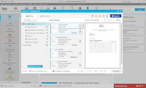 Thumbnail 6 de Tax 2025 (für Steuerjahr 2024) – Digitaler Download von Buhl Data Service