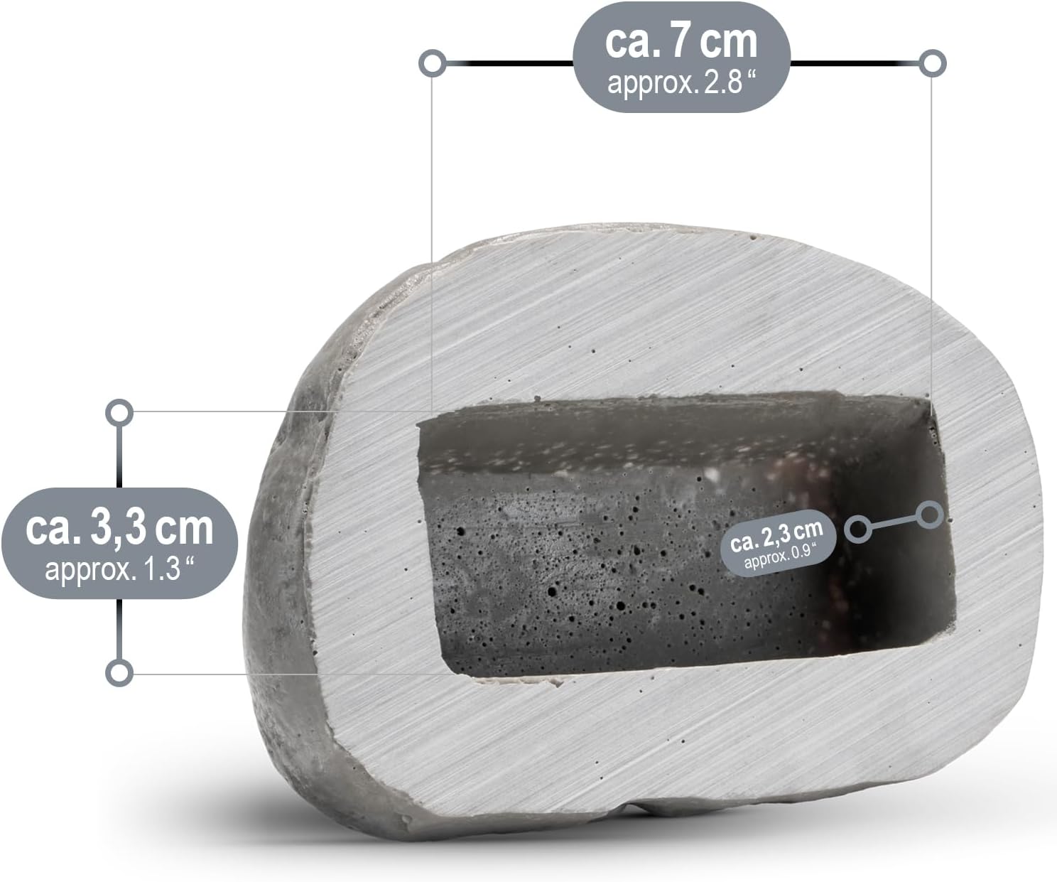 Thumbnail 4 de com-four pietra artificiale 2 pezzi 🪨