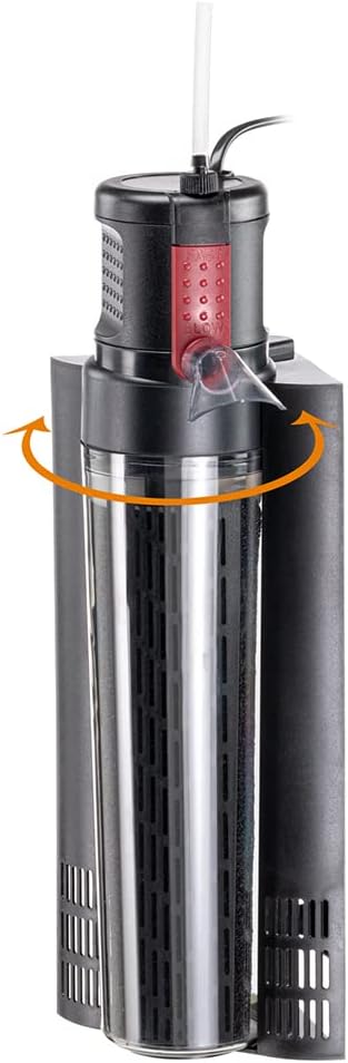 Detalle de Hydor Filtro Interno CRYSTAL 300 per acquari oltre 200 litri, 2 stadi con carbone attivo e kit Venturi