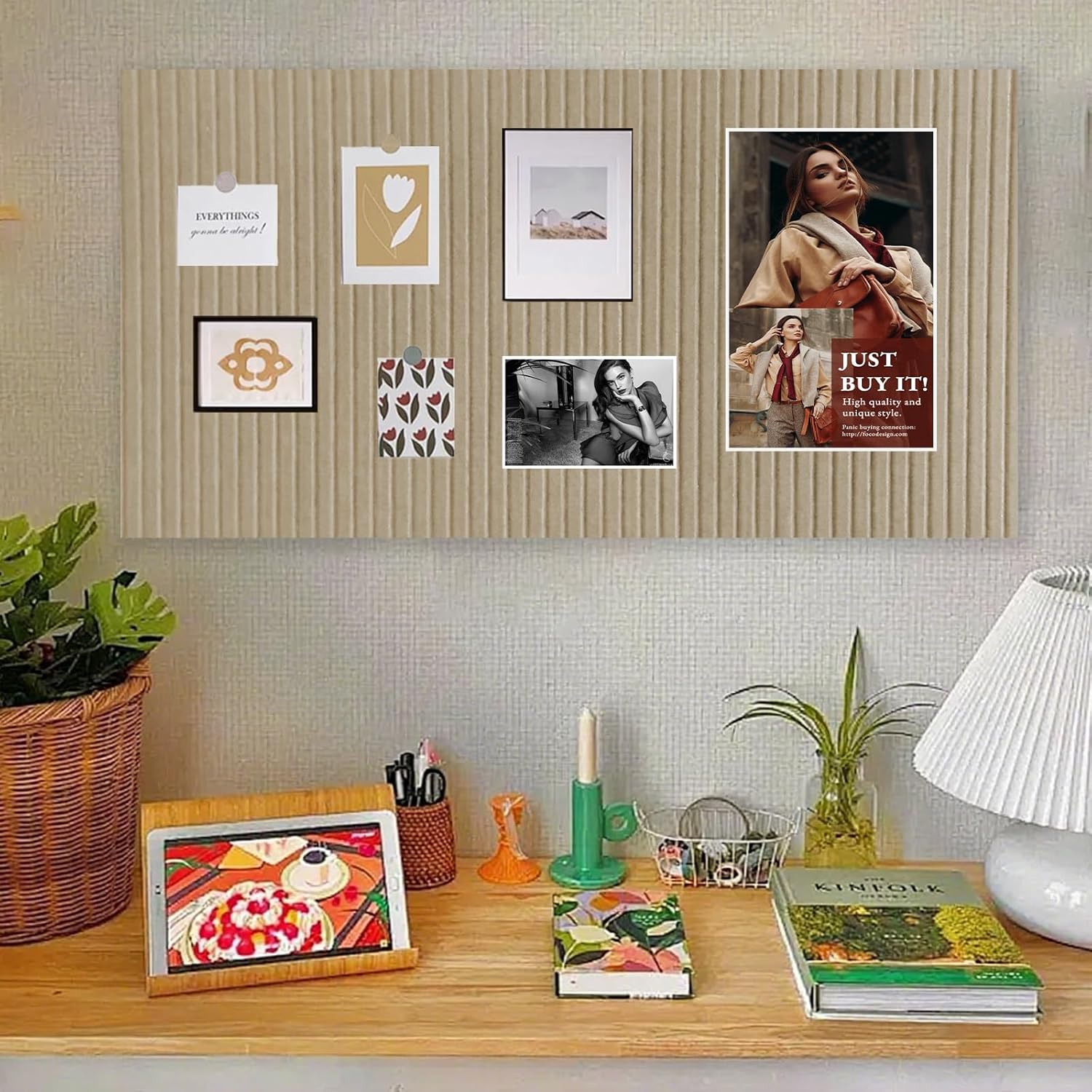 Thumbnail 1 de Vauki Filz Pinnwand 80 x 40 cm 📌