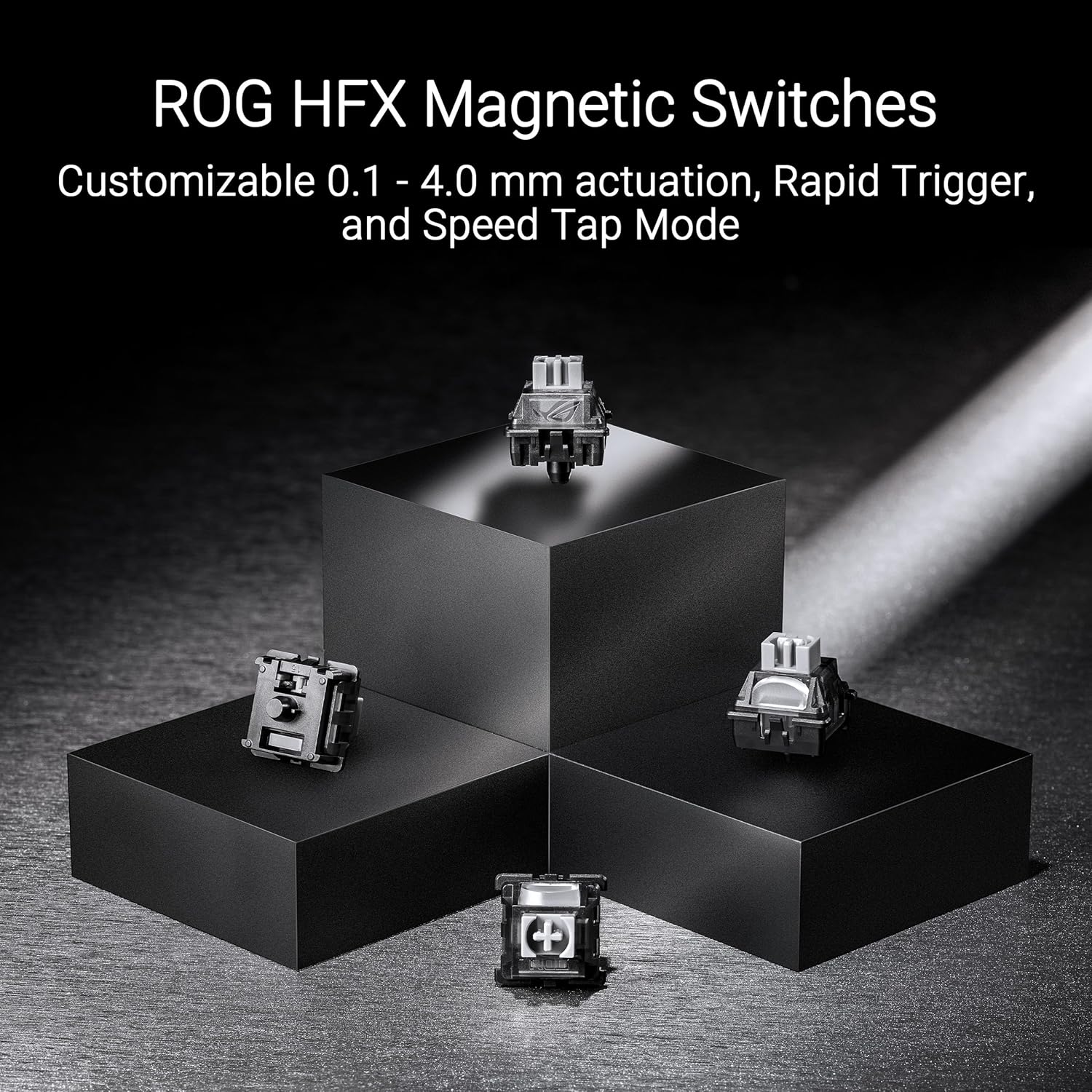 Thumbnail 3 de ASUS ROG Falchion Ace HFX analoge Gaming-Tastatur (DE QWERTZ, 65%, ROG HFX Magnetic, Touch-Panel, 2× USB‑C)