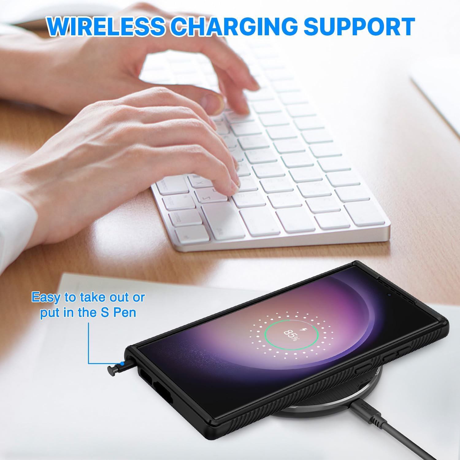 Thumbnail 6 de CENHUFO Samsung Galaxy S23 Ultra case 360° protection