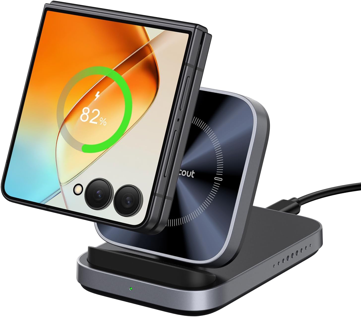 SwanScout 508F Cargador inalámbrico 15 W para Z Flip