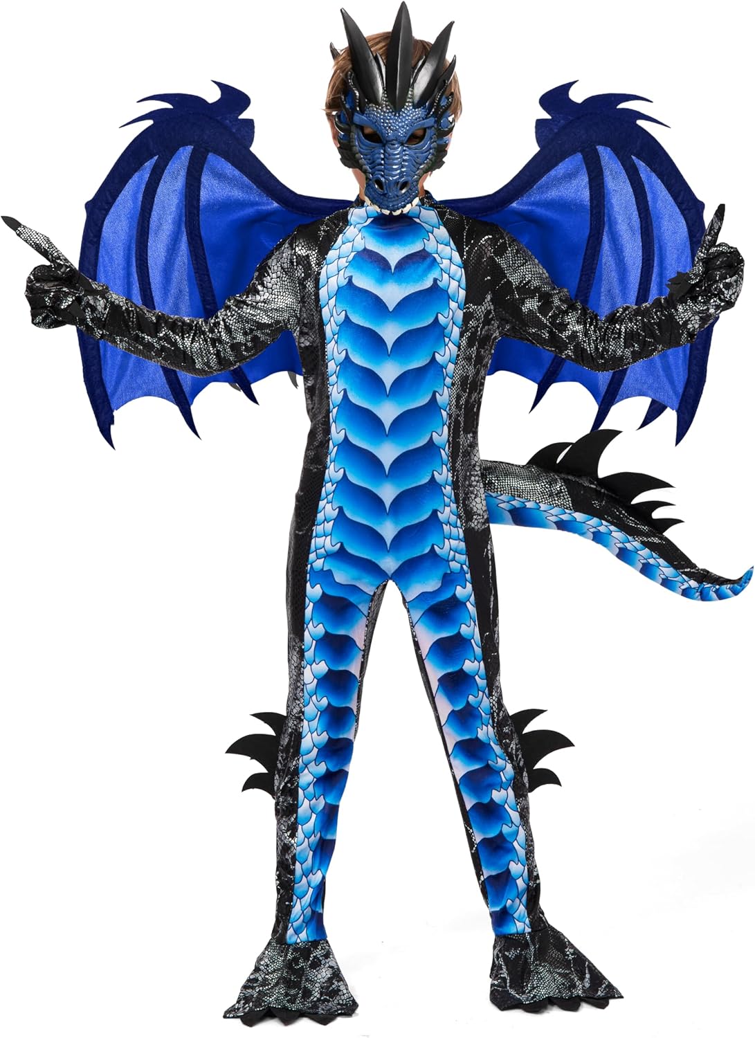 Detalle de Spooktacular Creations Drachenkostüm Kinder 3–14 Jahre 🐉