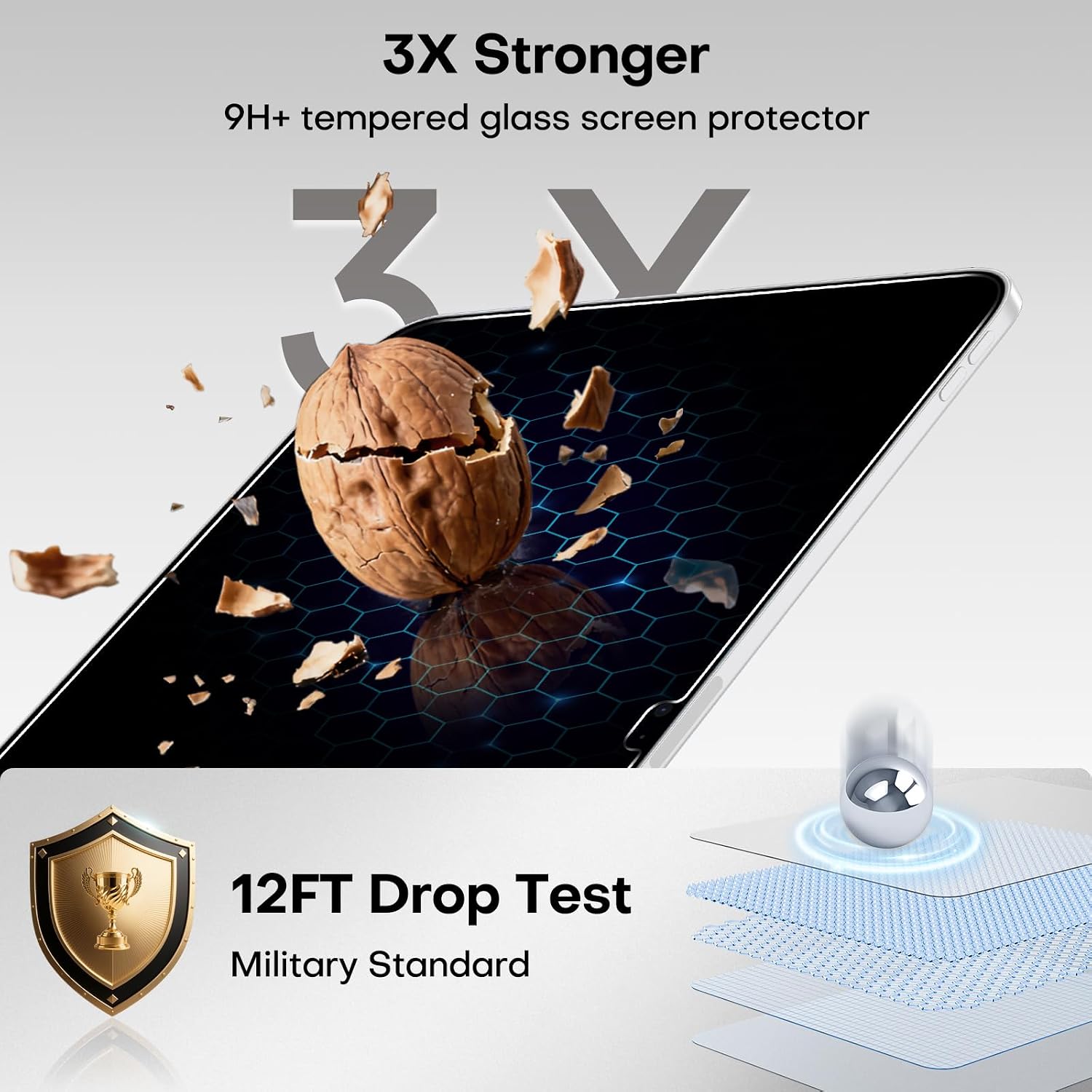Thumbnail 4 de OMOTON Privacy Screen for iPad 11th/10th