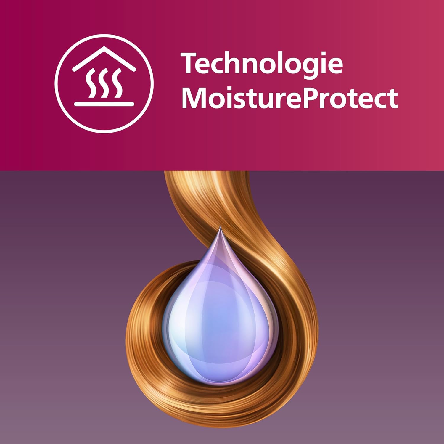Detalle de Philips Série 8000 BHB878/00 – Boucleur automatique MoistureProtect, 27 styles