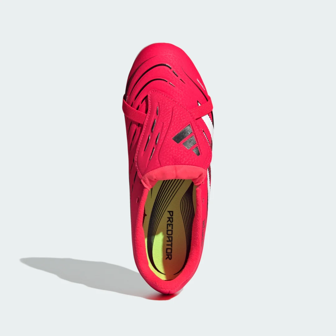 Thumbnail 2 de Adidas Predator League Fold-Over Tongue: bota de césped para adolescentes en rojo