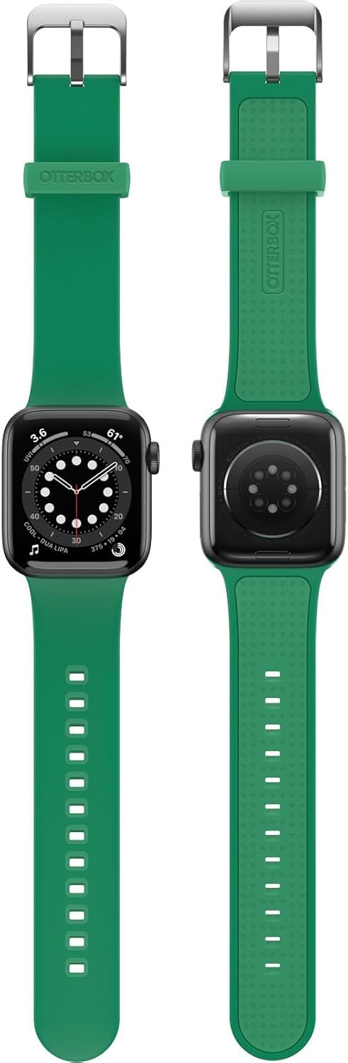 Thumbnail 3 de OtterBox Bracelet de montre intelligent 42 mm – Silicone noir, compatible Apple Watch Series 6, Samsung Galaxy Watch 4 et Fitbit Versa 3
