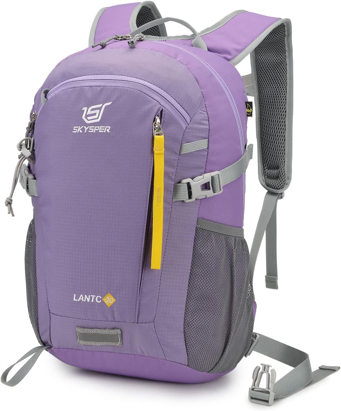 Detalle de SKYSPER 20L Small Hiking Backpack (Purple) – Lightweight Daypack for Trekking