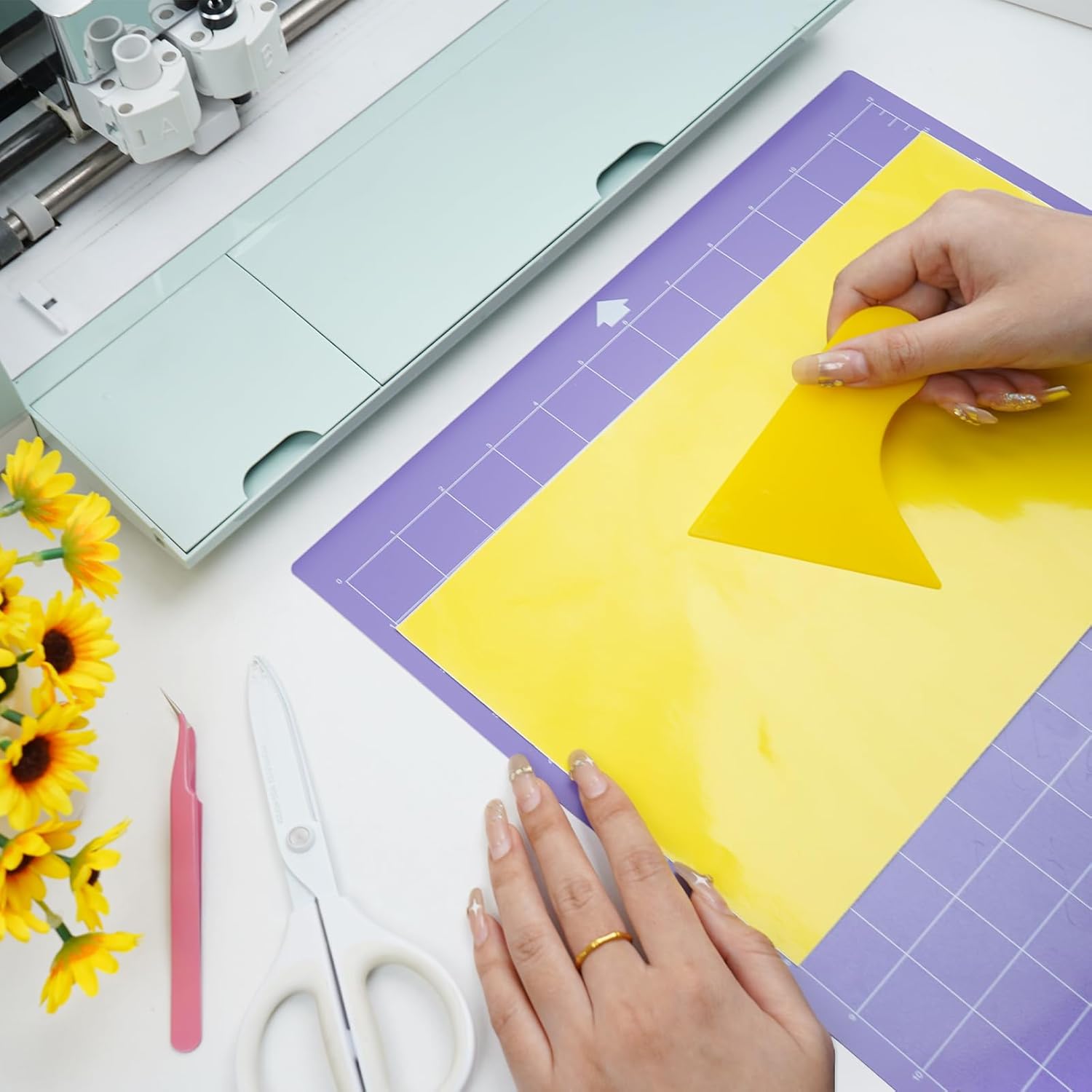 Thumbnail 2 de Lot de 3 tapis de découpe Prime Vinyl pour Silhouette Cameo 4/3/2/1 – 30,5 x 30,5 cm