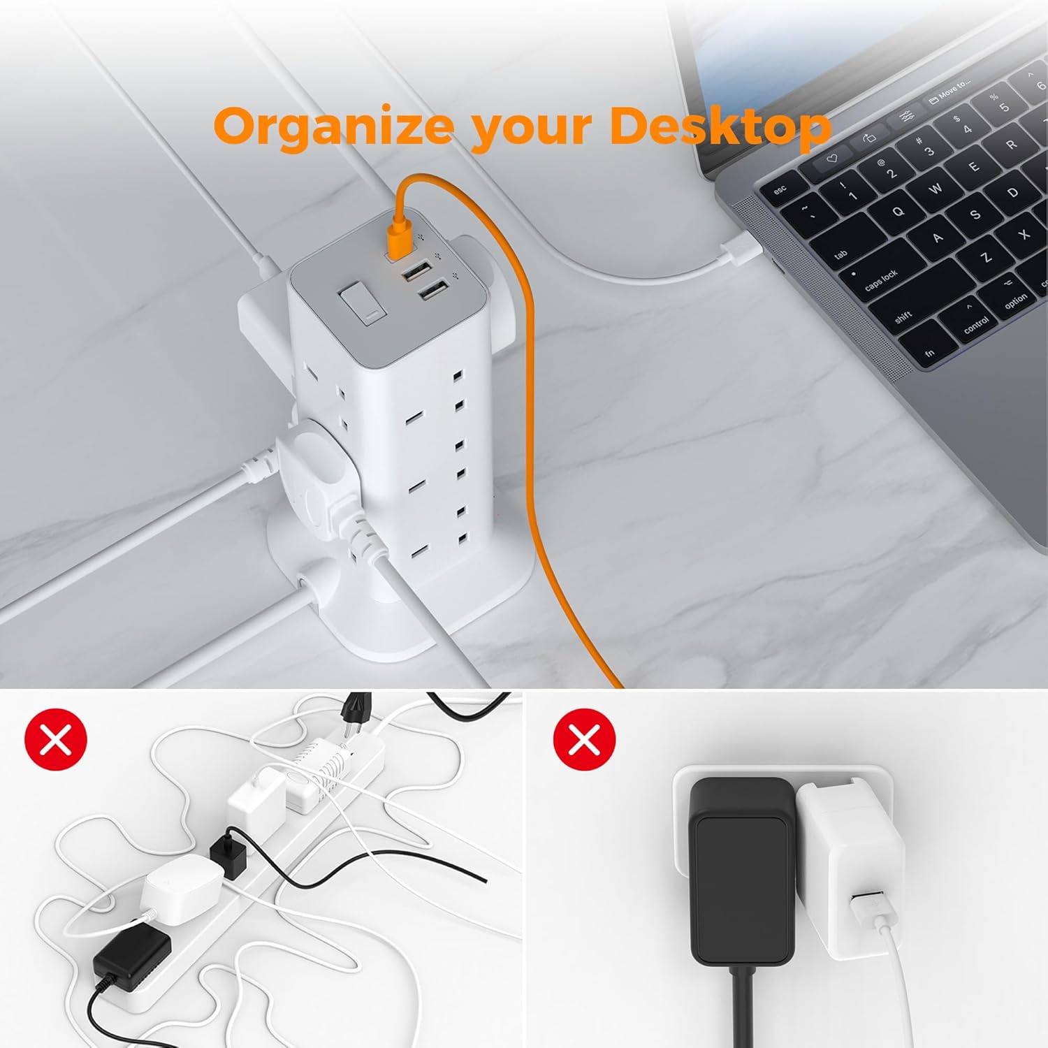 Thumbnail 1 de TESSAN Tower Extension Lead 5M