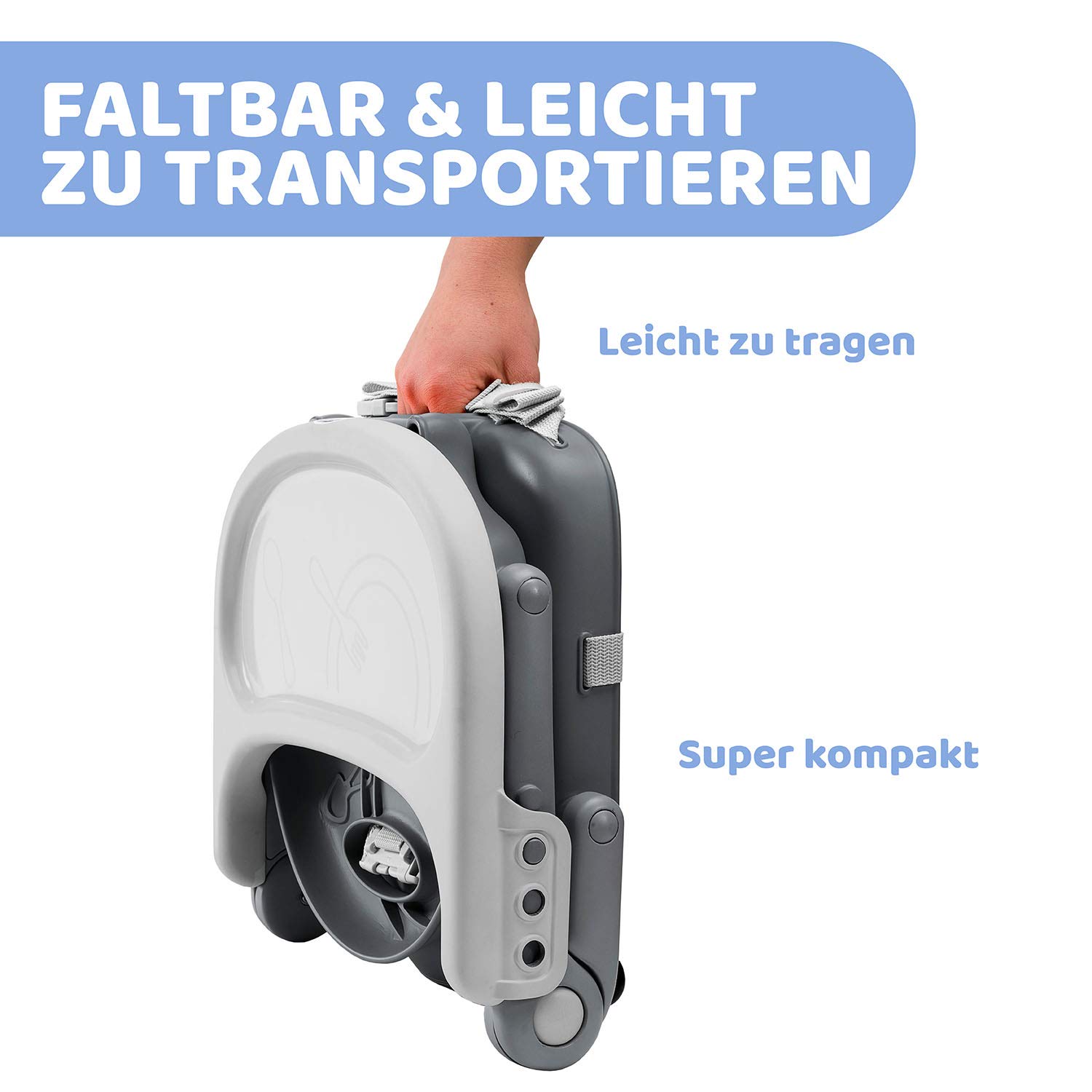 Thumbnail 1 de Chicco Pocket Snack Kindersitzerhöhung – tragbar, verstellbar und kompakt für 6 Monate bis 3 Jahre