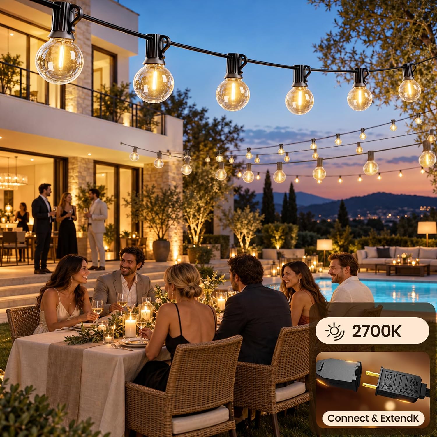 Thumbnail 6 de RTTY Outdoor String Lights 25 ft