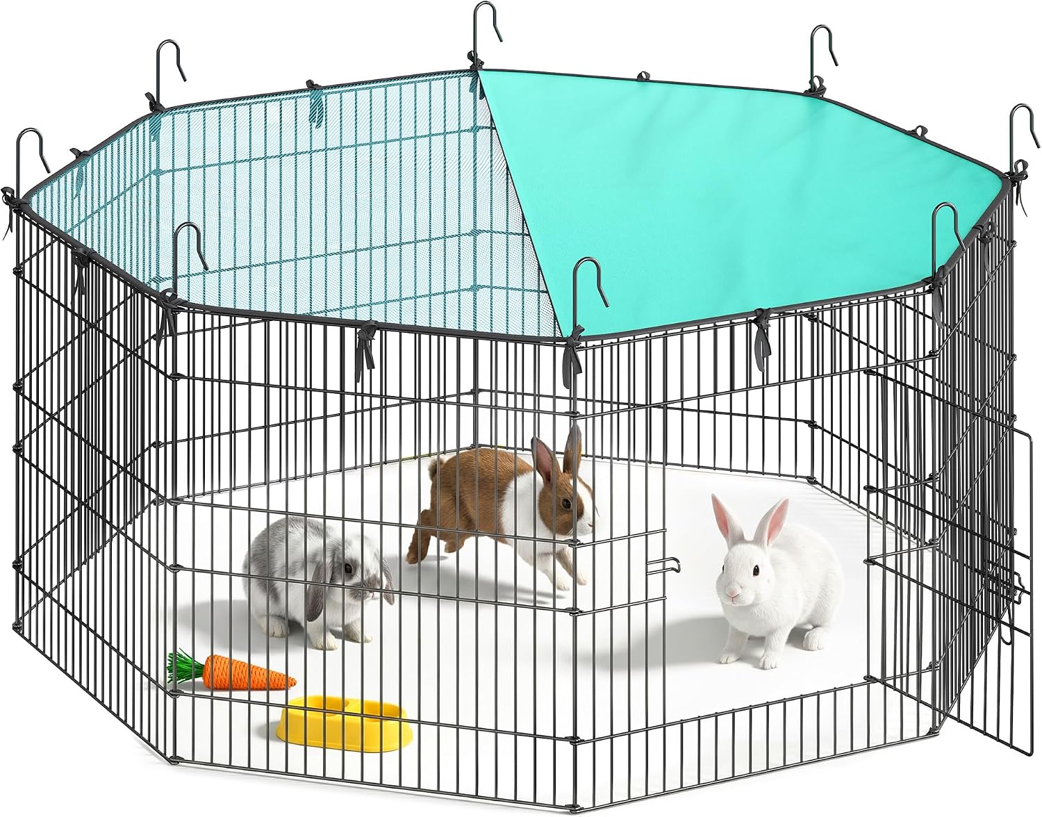 SONGMICS Enclos pour Petits Animaux 175 x 175 cm