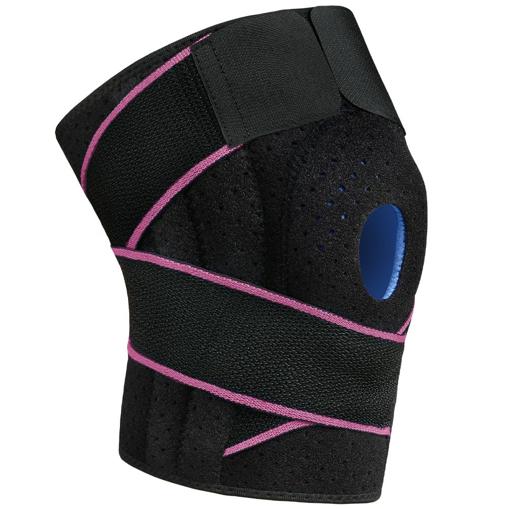 Detalle de ACWOO Genouillère de sport avec stabilisateurs latéraux et coussinets en caoutchouc
