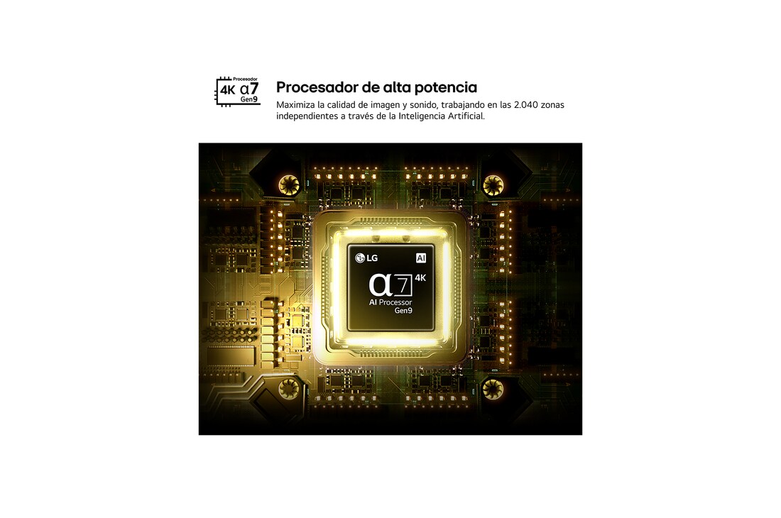 Detalle 2 de LG QNED72 65" 4K (2026) | Smart TV MiniLED AI QNED72, modelo 65QNED72B6B