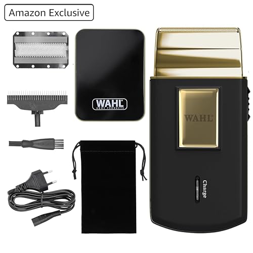 Detalle 2 de Wahl Travel Shaver Gold Edition afeitadora eléctrica sin cable
