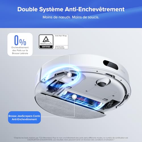 Thumbnail 4 de roborock Q7 L5+ Robot Aspirateur Laveur avec Station – 8000 Pa d’aspiration, navigation LiDAR et station autonvidante