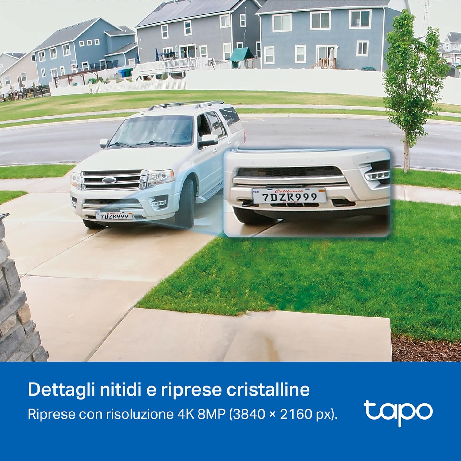 Thumbnail 4 de Tapo C460 4K 8MP: telecamera WiFi a batteria con visione notturna a colori Starlight e base magnetica