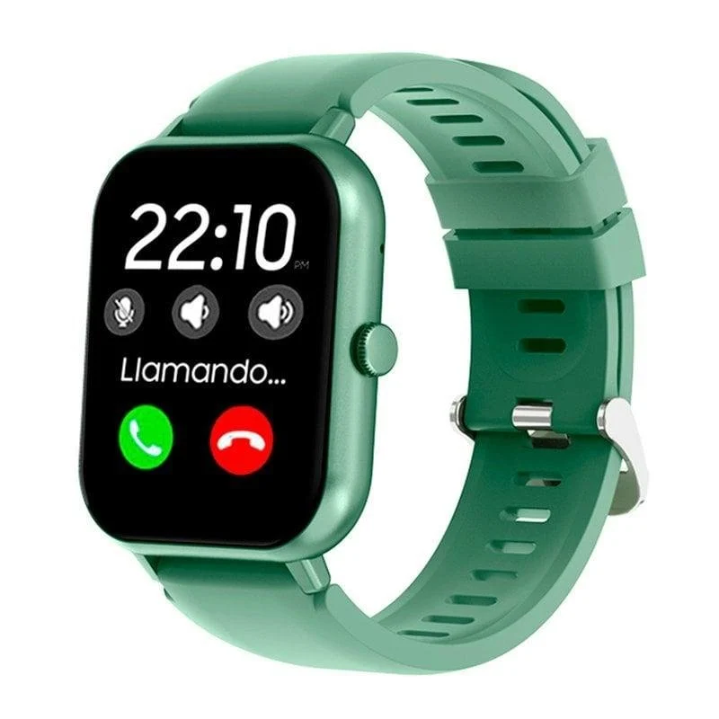 Detalle de Cool Forest Smartwatch Silicona Verde de Cool: salud, notificaciones y estilo en una pulsera
