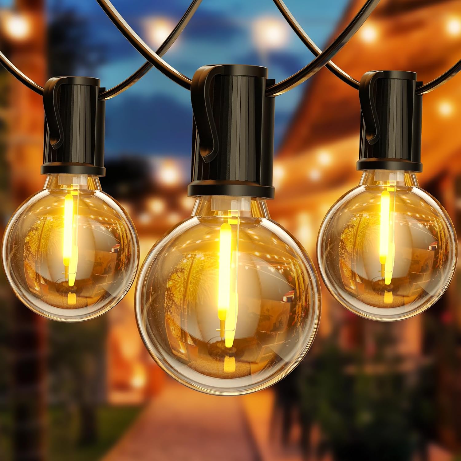 Detalle de FIFlying LED-Lichterkette 8,8 m Außen