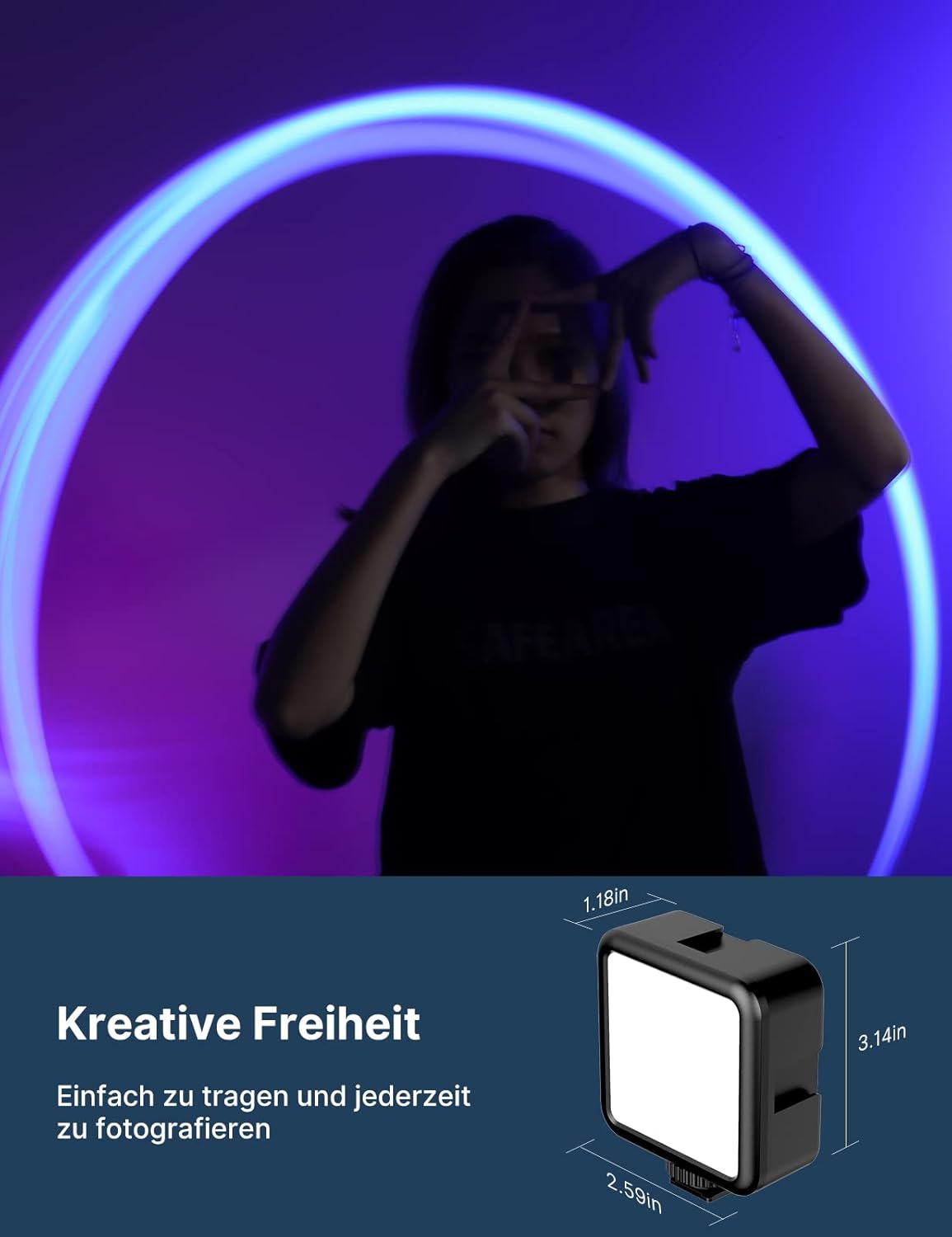 Thumbnail 6 de ULANZI VL49 Videoleuchte 2000 mAh