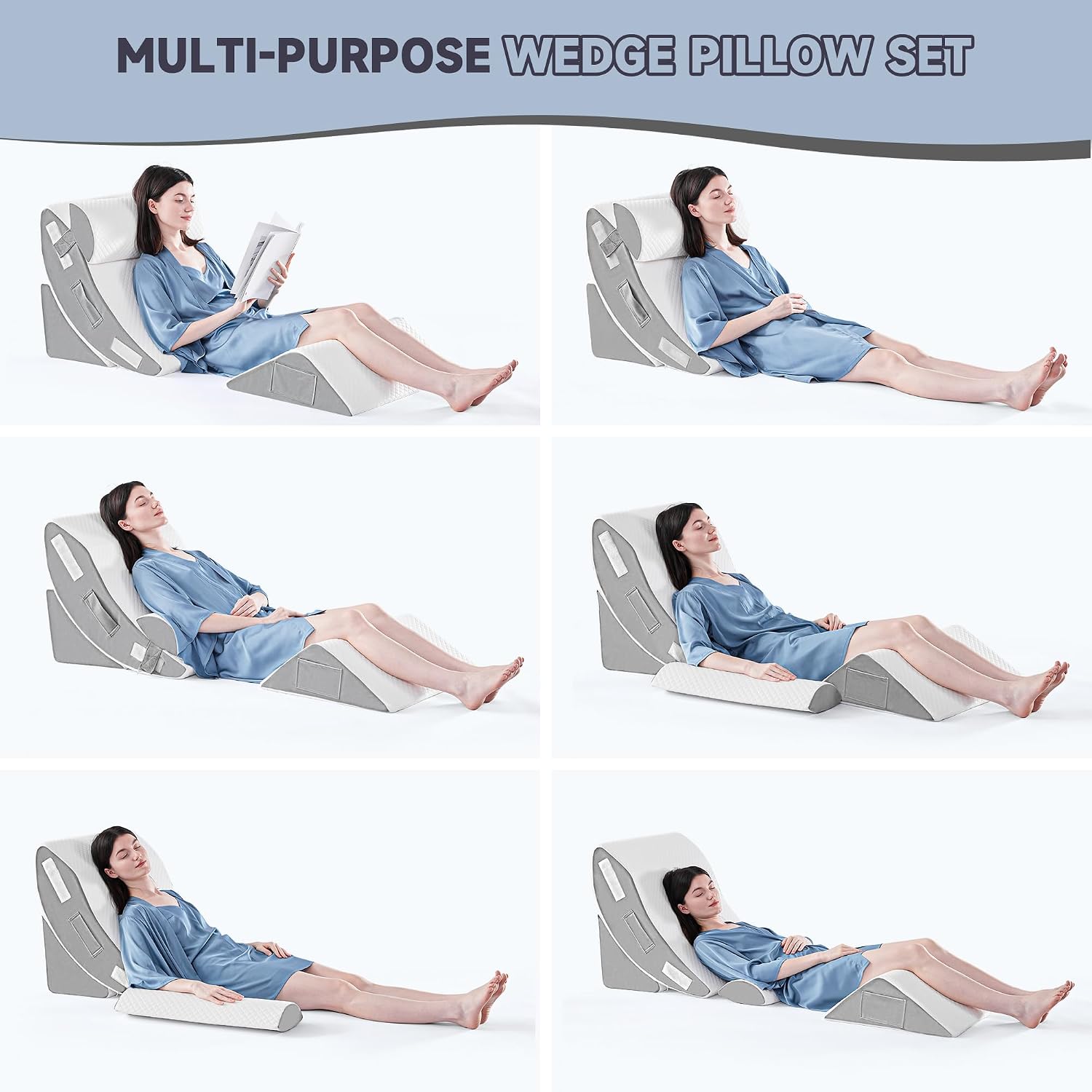 Thumbnail 4 de Yojoker 4PCS Orthopedic Wedge Pillow Set