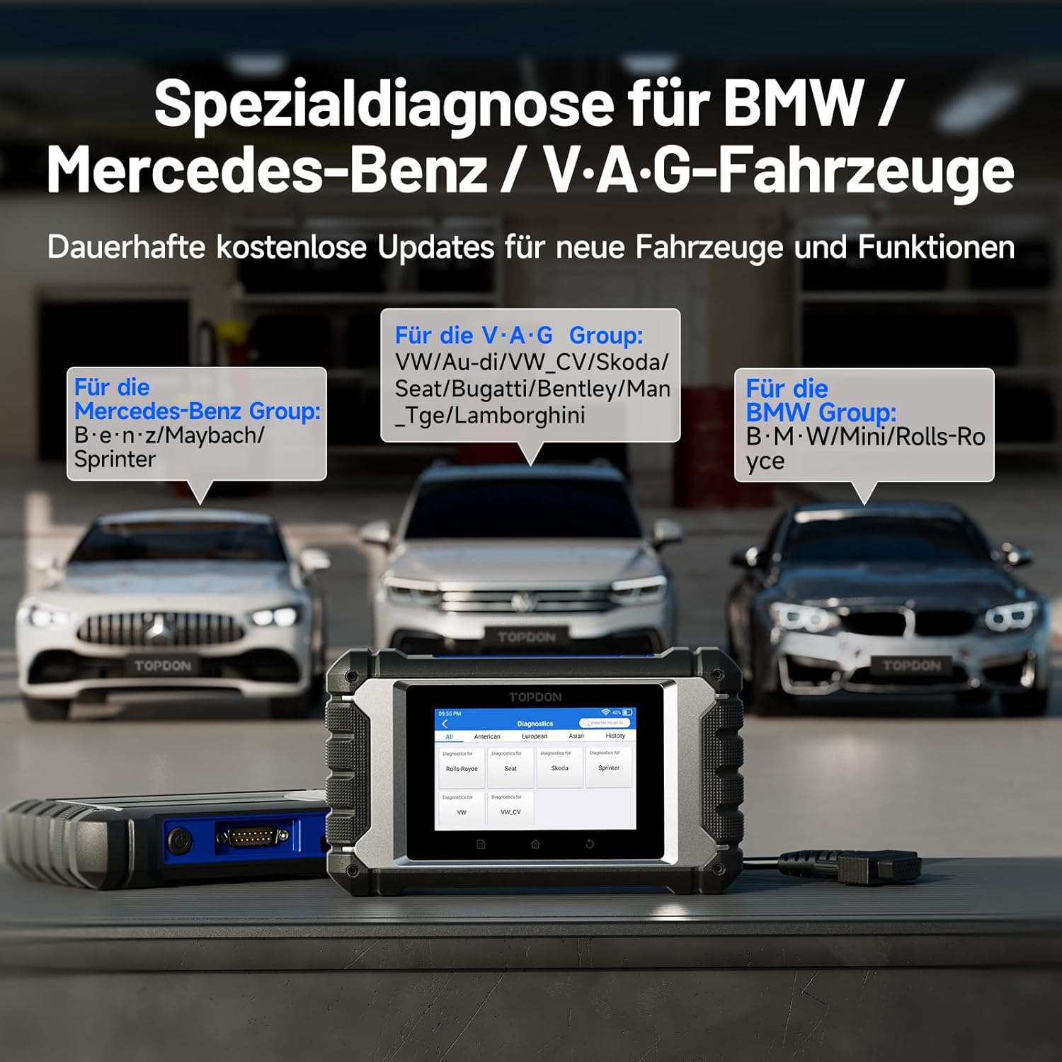 Thumbnail 5 de TOPDON ArtiDiag OBD2 Diagnosegerät 4 Zoll Display