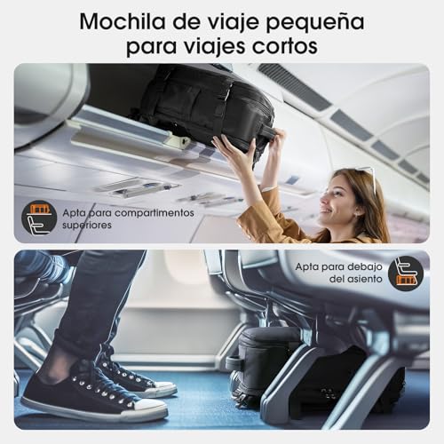 Thumbnail 6 de Samfolk Mochila de Viaje Cabina 40x20x25 (20L) con 12 Bolsillos y Sección para Zapatos