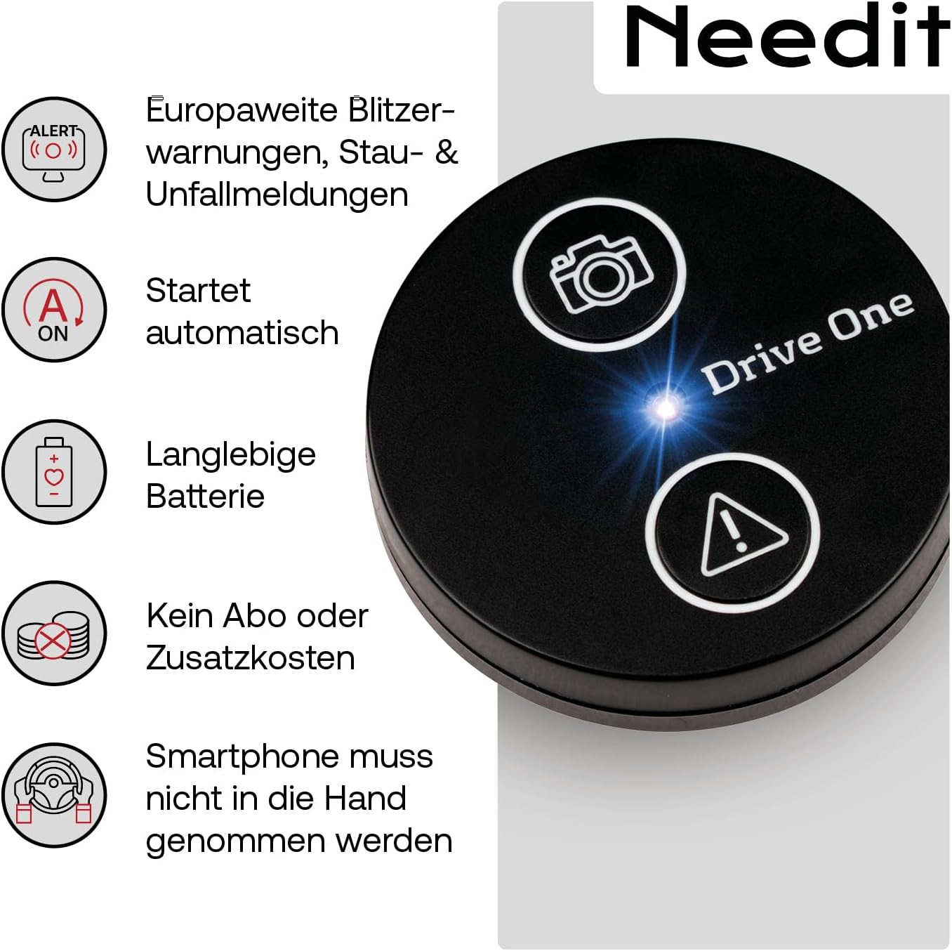 Thumbnail 1 de Needit Drive One Verkehrswarner 2 Jahre