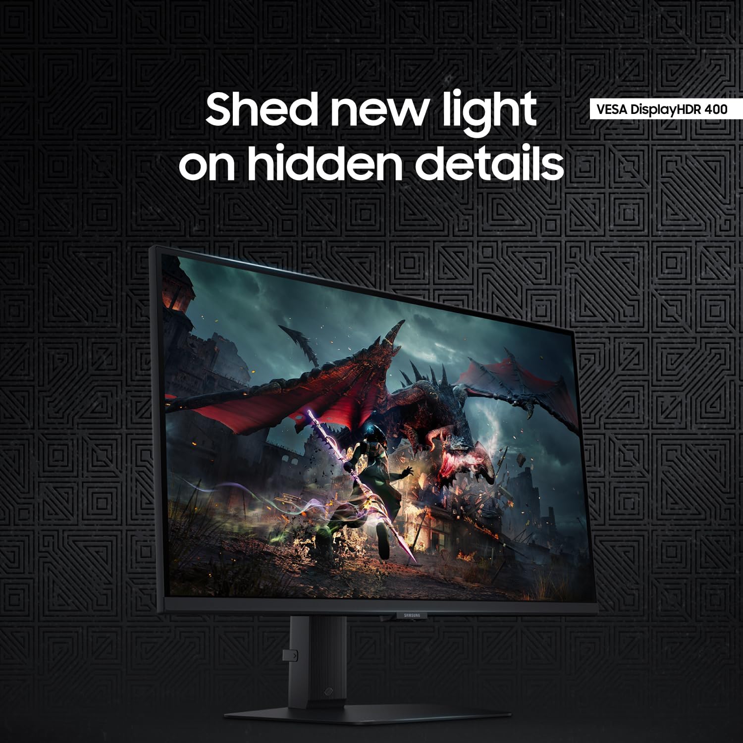 Detalle 2 de Samsung LS27DG500ENXZA 180Hz Gaming Monitor