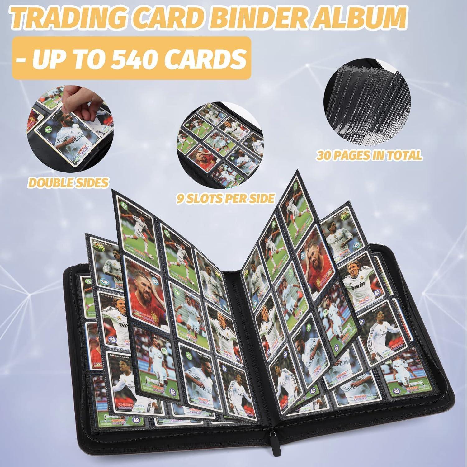 Thumbnail 5 de Foalgo 9 Pocket Card Binder 540