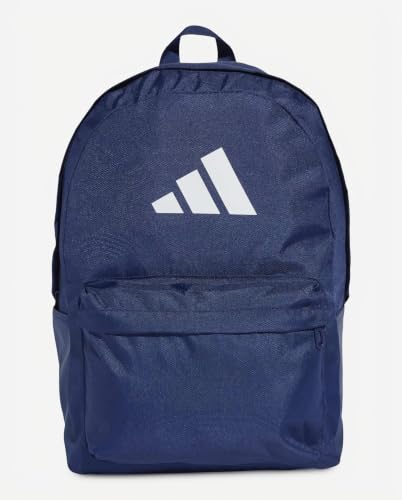 Thumbnail 9 de Adidas Unisex Classic 3Bars Backpack – Dark Blue/White (One Size)