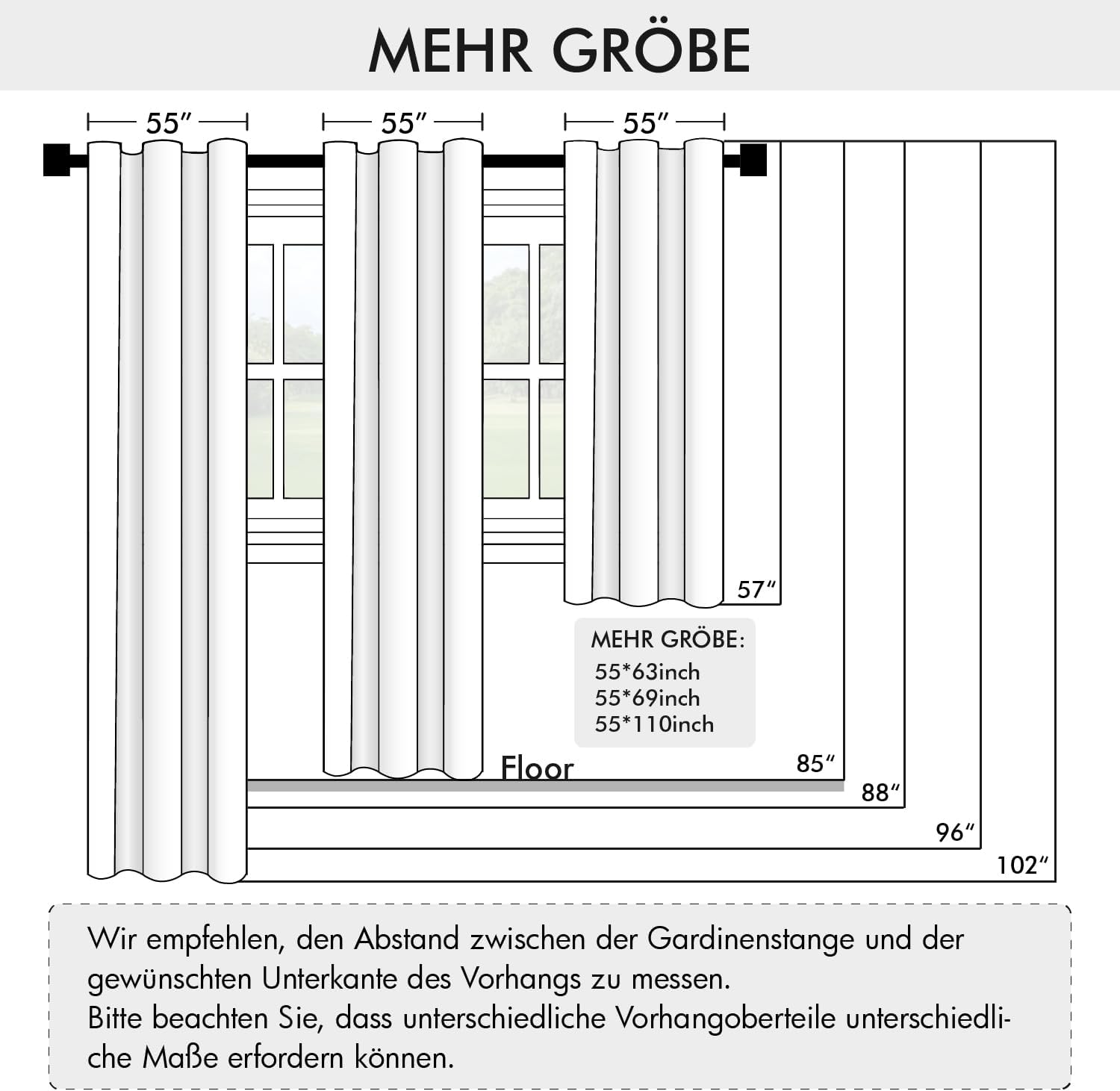 Detalle 2 de EMEMA Vorhänge Weinrot Blickdicht 225 cm