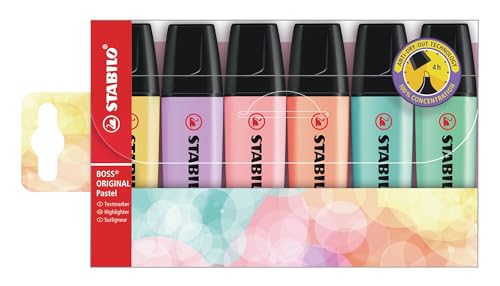 Detalle de STABILO BOSS ORIGINAL Pastel Highlighter