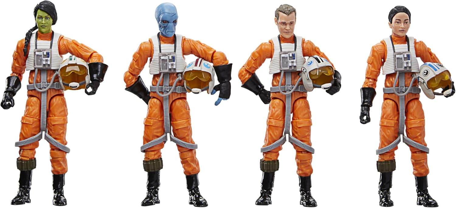 Detalle de スター・ウォーズ ビンテージコレクション X-Wing Pilot 4体セット 3.75インチ アクションフィギュア