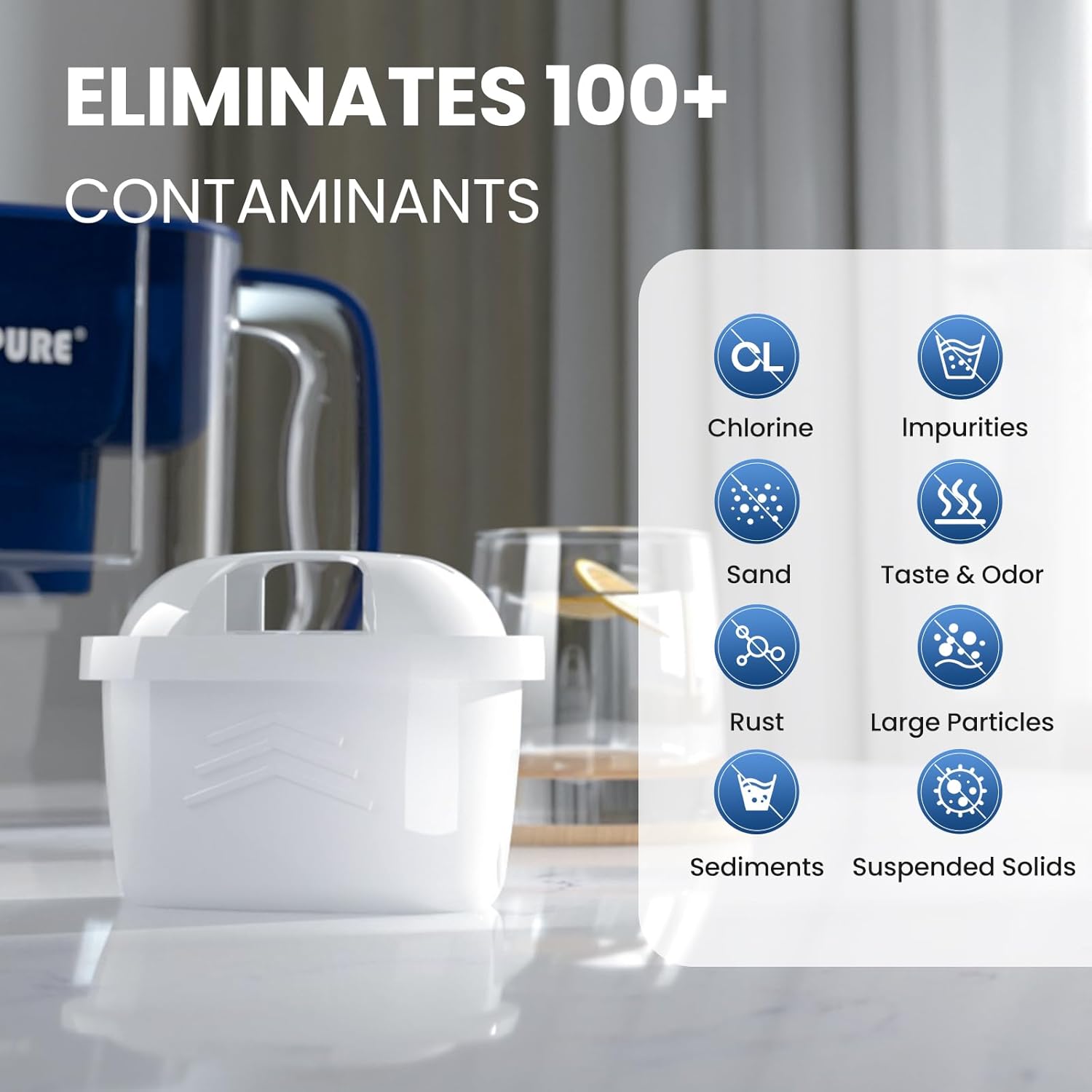 Thumbnail 5 de Golden ICEPURE water filter cartridges (6 pack) compatible with Brita Maxtra+ / Maxtra Pro and more