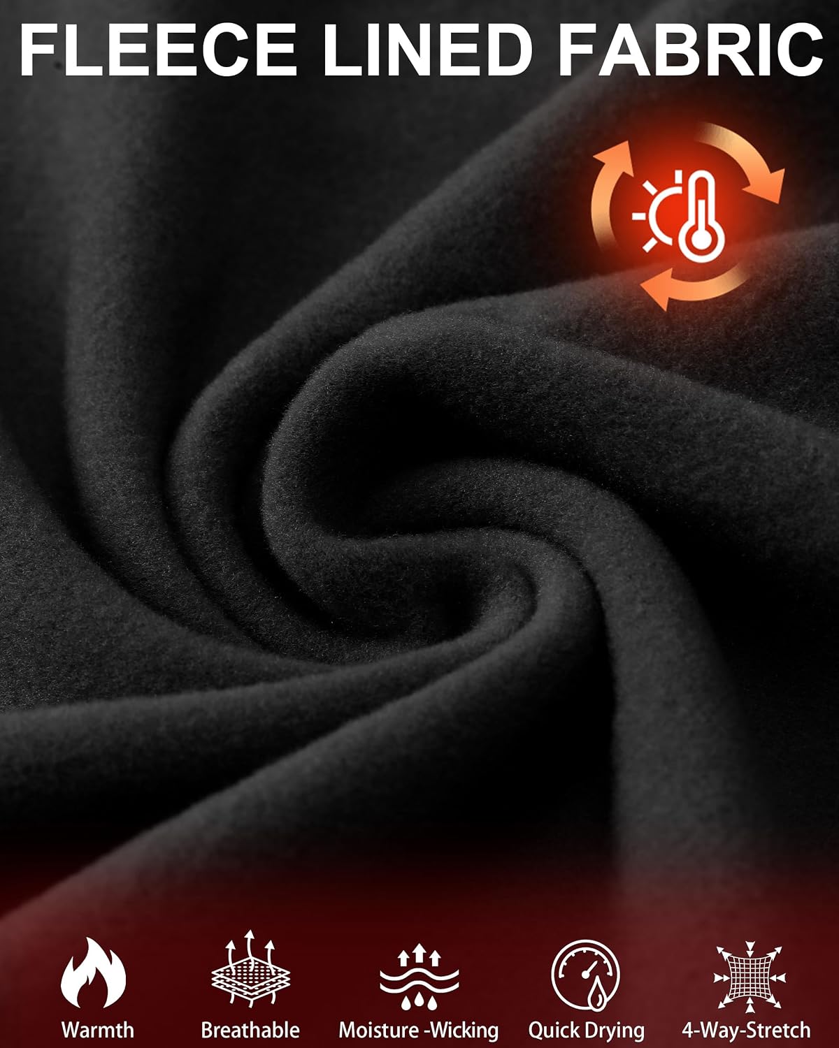 Detalle 2 de RIKUAOU Thermal Shirt with Fleece Lining