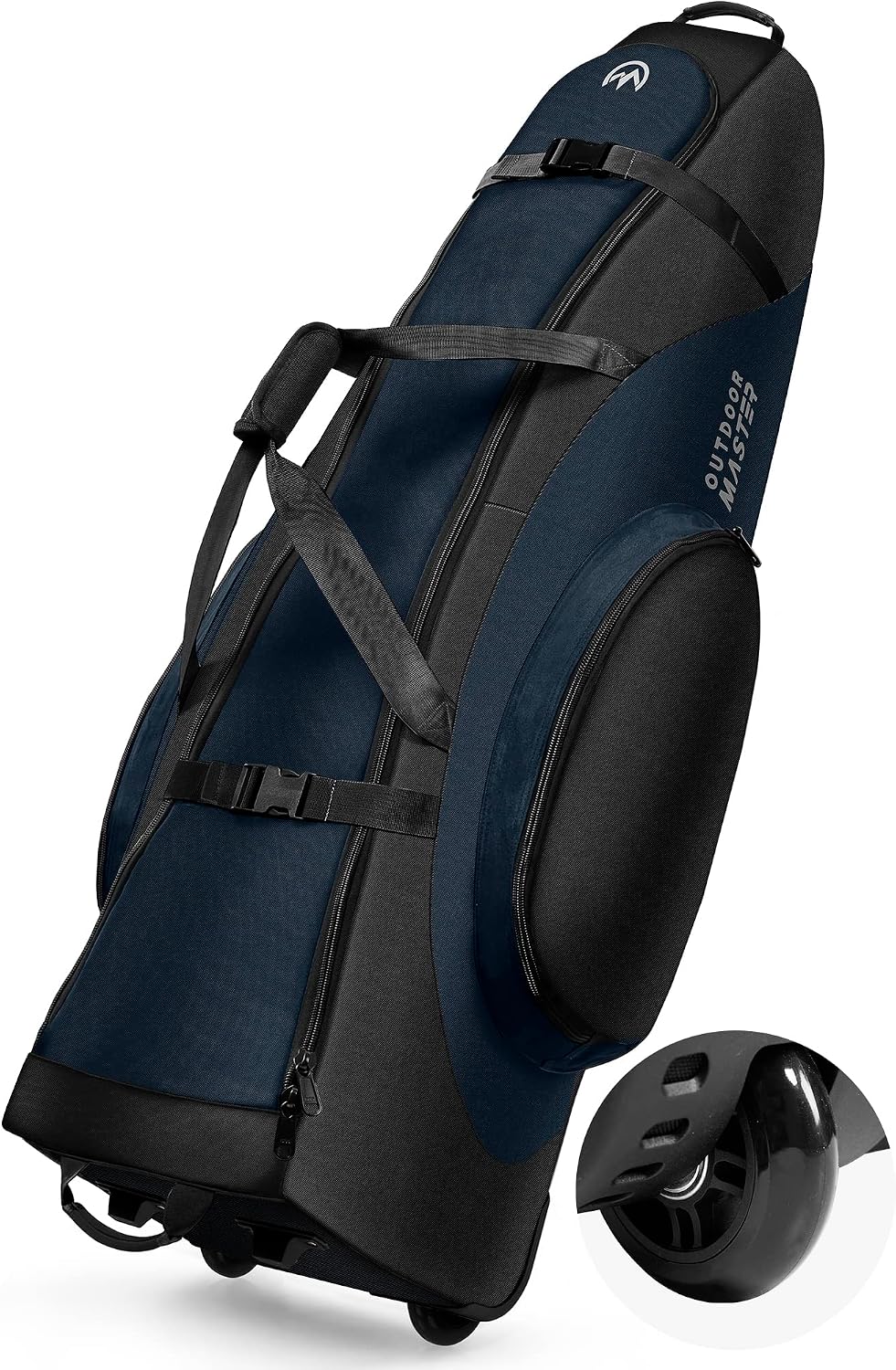 Detalle de OutdoorMaster Padded Golf Travel Bag with Wheels ⛳