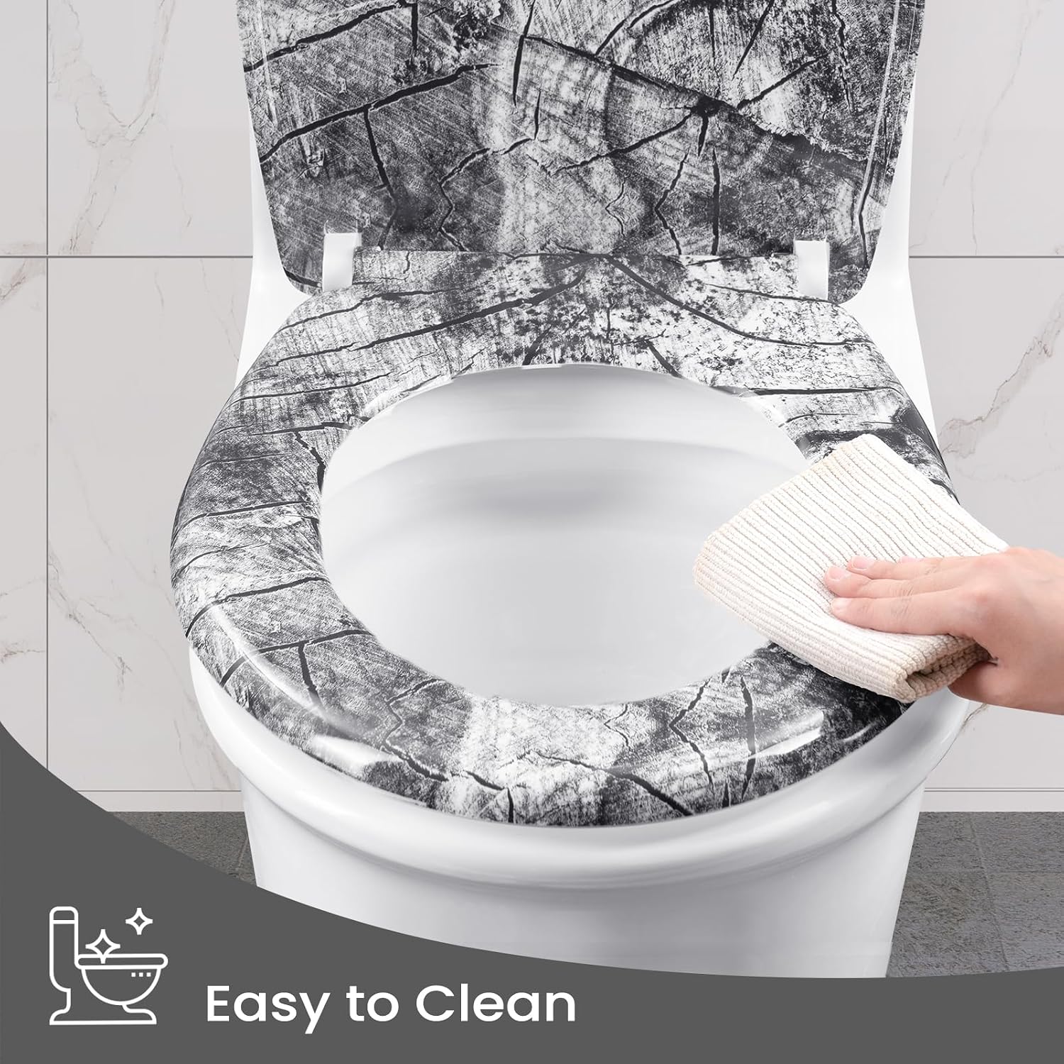 Thumbnail 4 de WOLTU Toilet Seat with Soft-Close, Quick Release and O-Shape for Standard Toilets