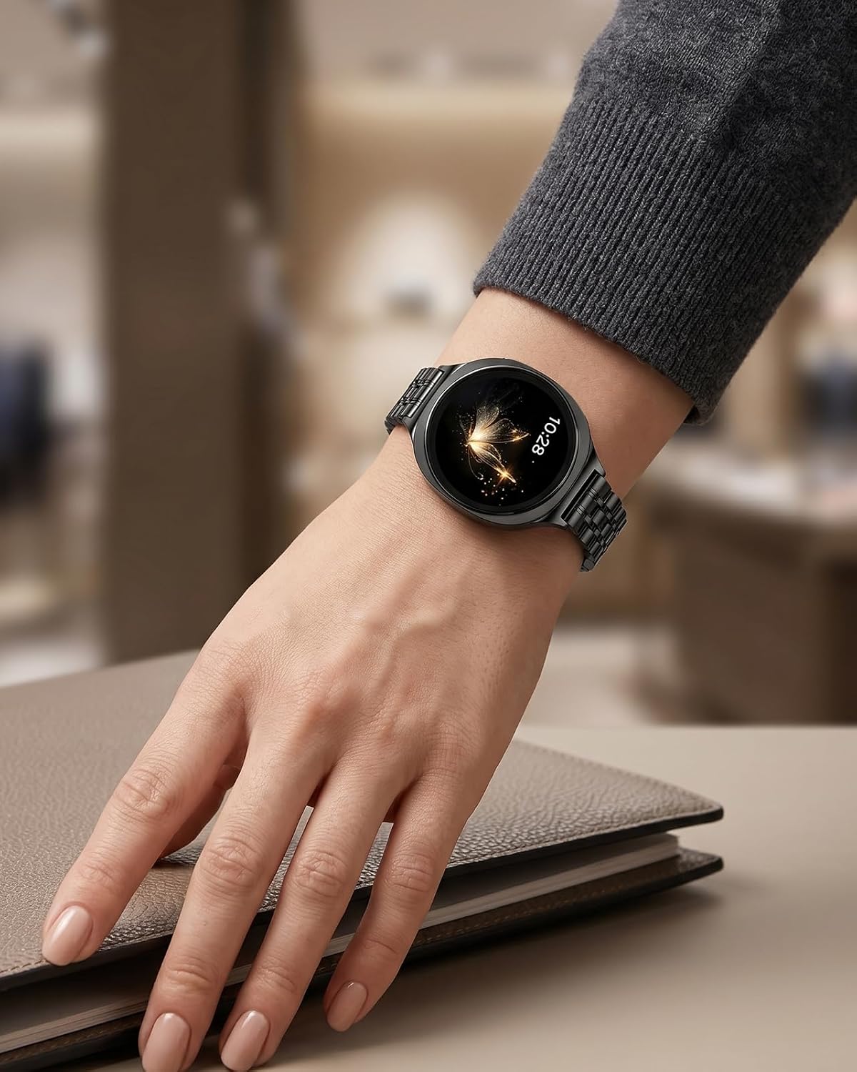 Thumbnail 6 de MoKo Bracelet Fin en Métal pour Samsung Galaxy Watch 8 / Classic 46 mm – Acier inoxydable, réglable