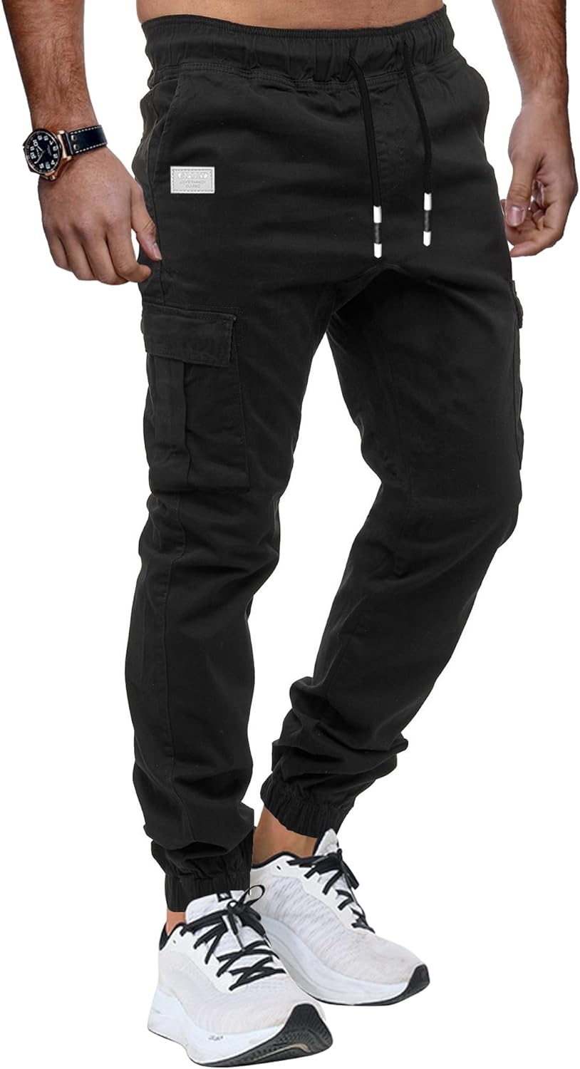 Thumbnail 1 de VMSUCIJ Mens Cargo Trousers Regular Fit multi-pocket 🧑✈