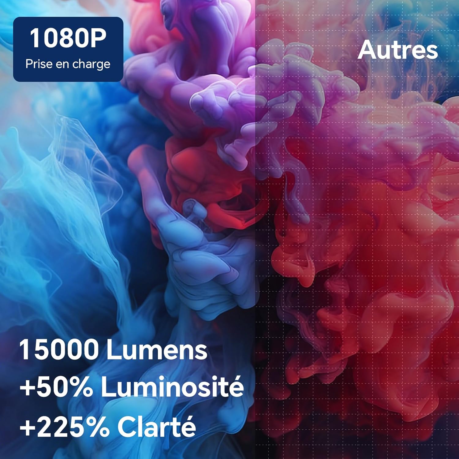 Thumbnail 5 de WOLFANG Vidéoprojecteur Portable Mini 1080P