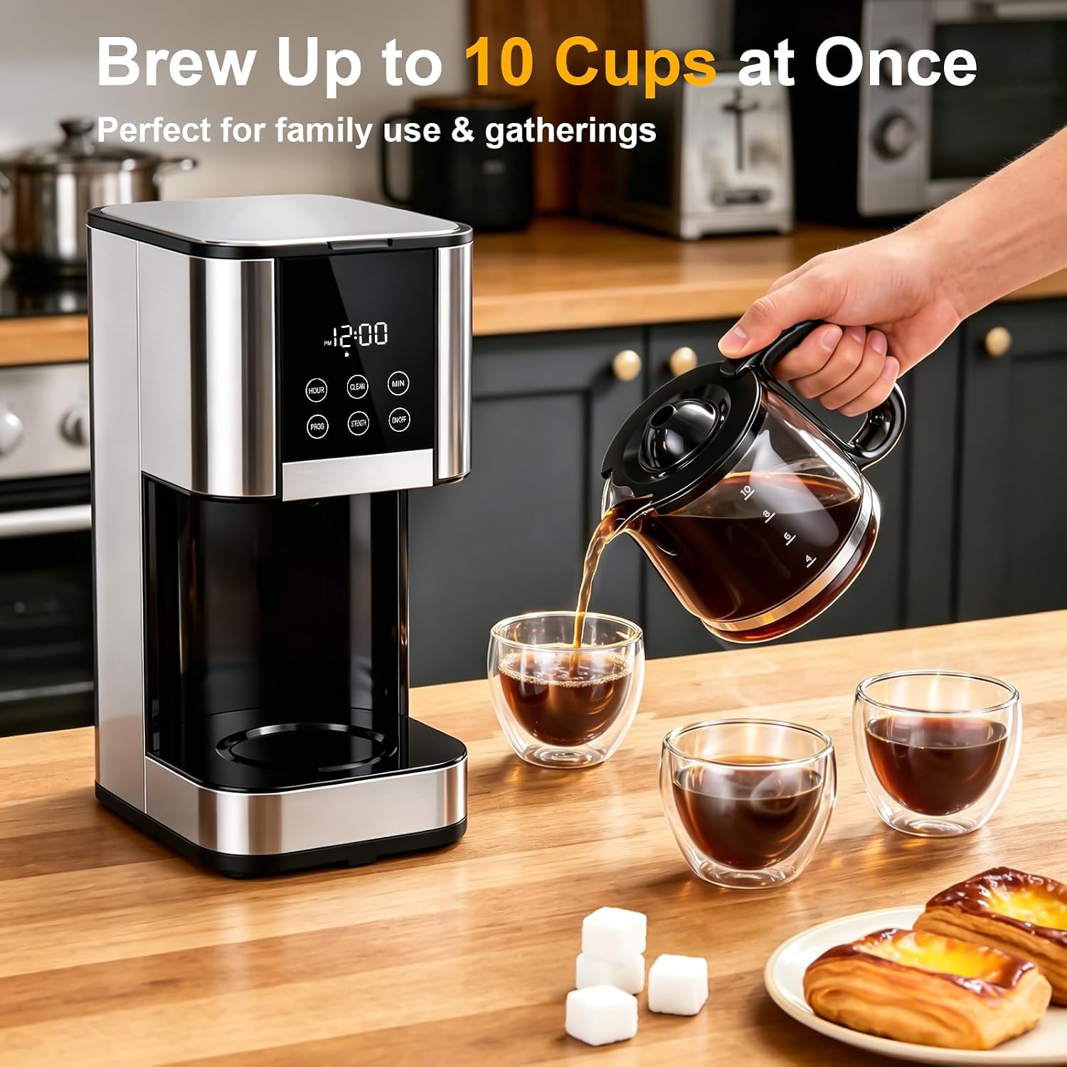 Detalle 2 de Programmable Coffee Maker, 10-Cup Capacity