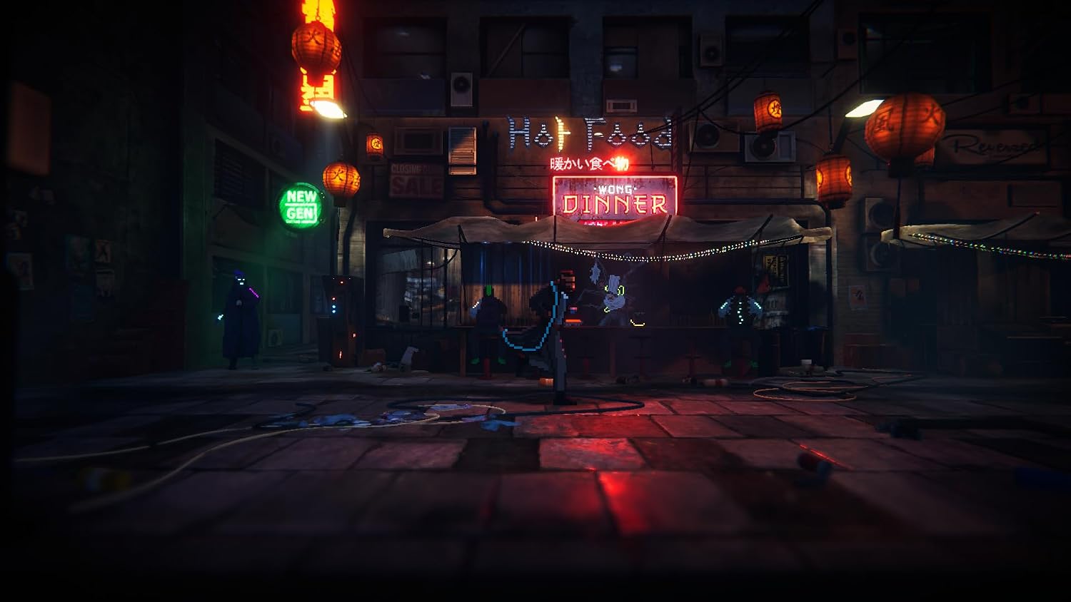 Detalle de NEON BLOOD – Limited Edition für PS5: Cyberpunk-Detektivabenteuer mit rundenbasiertem Kampf