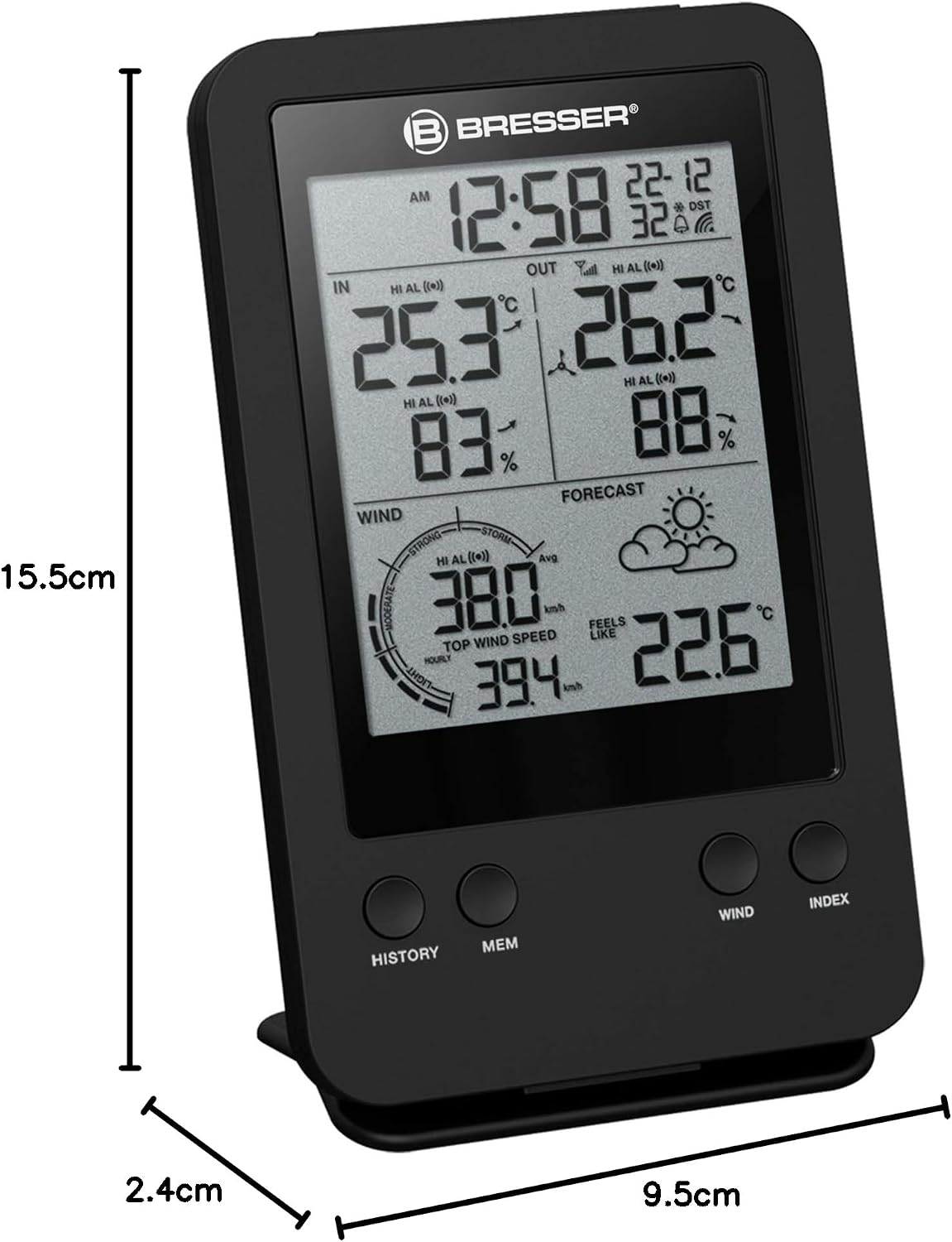 Thumbnail 6 de Bresser Wetterstation Funk 3-in-1 Profi Windmesser