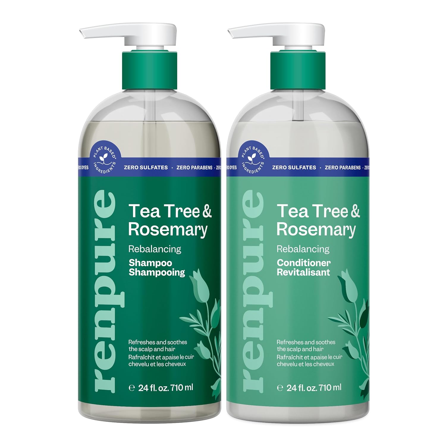 Detalle de Renpure Tea Tree Rosemary 24oz Set