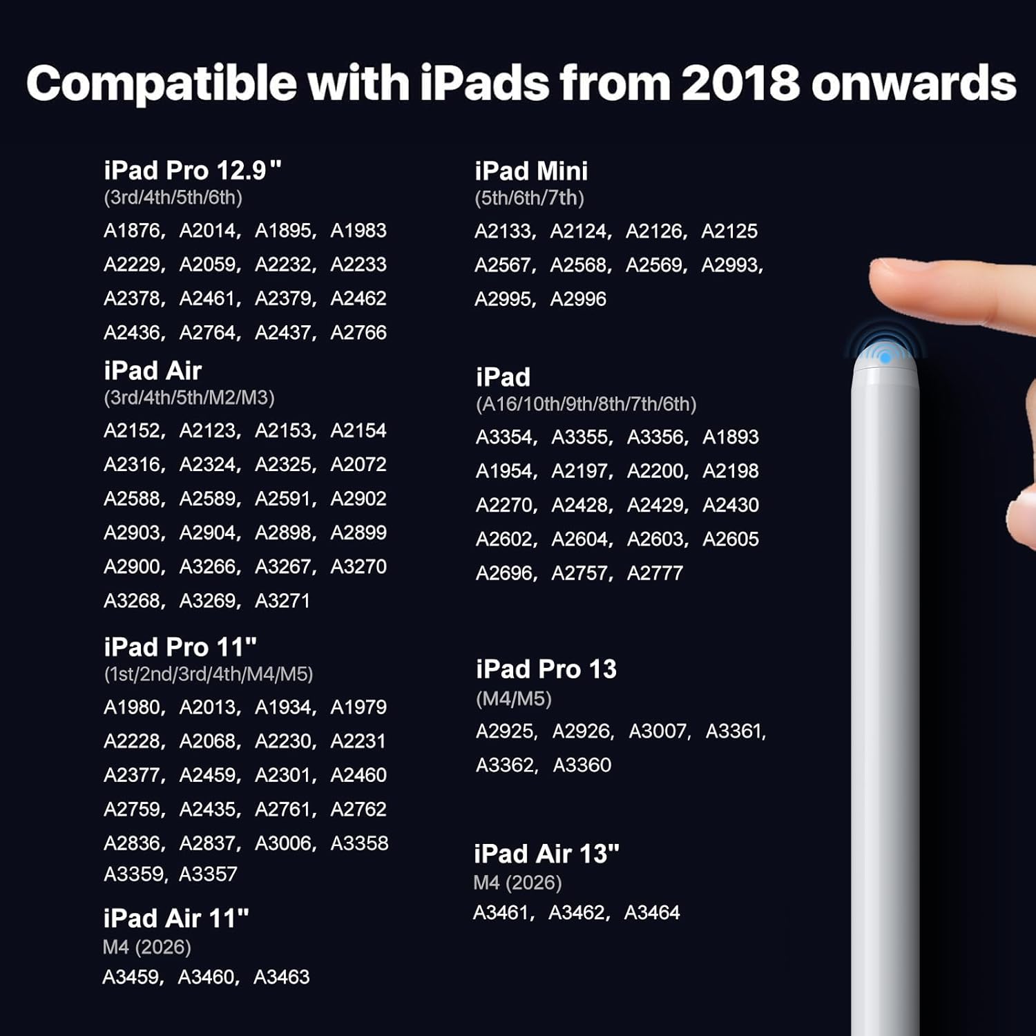 Thumbnail 3 de Kingone Apple iPad Pencil Stylus Pen