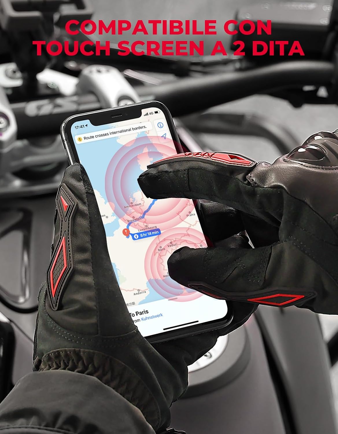 Thumbnail 4 de KEMIMOTO Guanti Moto Invernali touchscreen